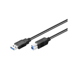 Microconnect USB3.0AB05B USB cable 0.5 m USB 3.2 Gen 1 (3.1 Gen 1) USB A USB B Black  Chert Nigeria