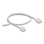 DeLOCK RJ45 Network Cable Cat.6 UTP Ultra Slim 0.5 m grey with short plugs
