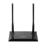 Edimax N300 wireless router Single-band (2.4 GHz) Fast Ethernet Black