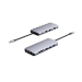 eSTUFF ES623009 interface hub USB 3.2 Gen 1 (3.1 Gen 1) Type-C 5000 Mbit/s Grey