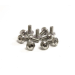 StarTech.com 50-Pack M6 12mm Screws, Mounting Screws for 19" or 10" Server Racks, Cabinets and Enclosures, Silver - TAA