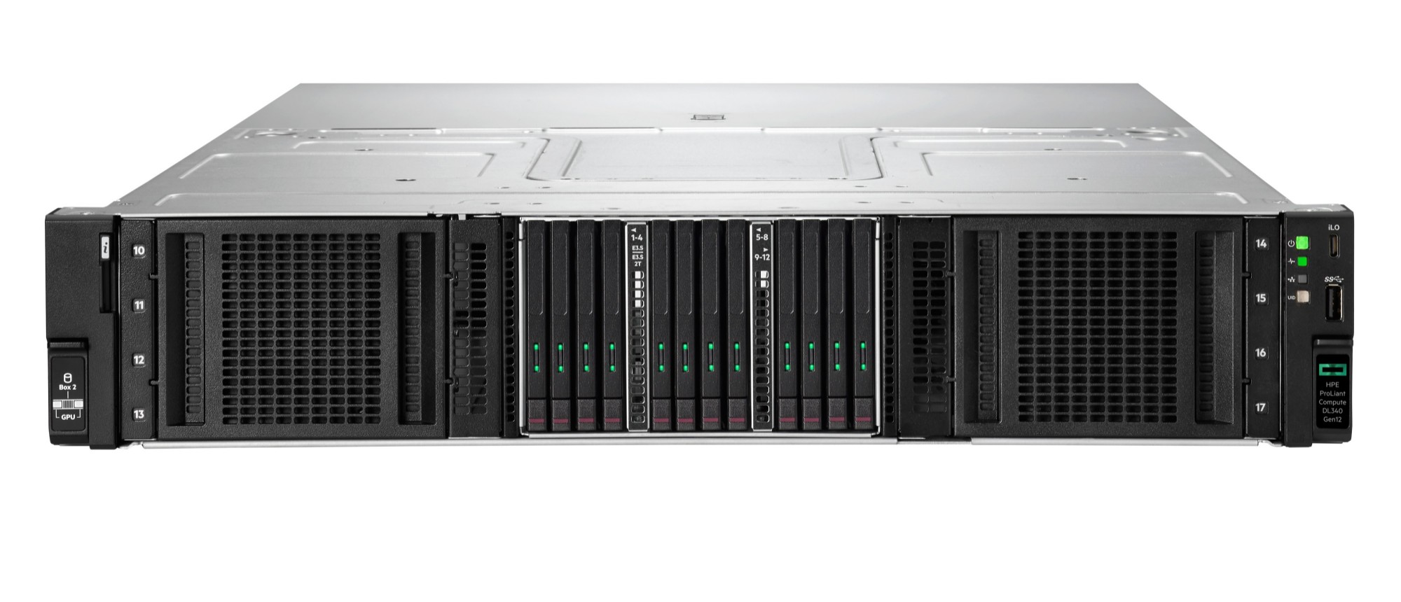 HPE ProLiant Compute DL340 Gen12 6515P 2.3GHz 16c 1P 1x64GB-R 8SFF MR416i-o 2x1000W PS EU Server