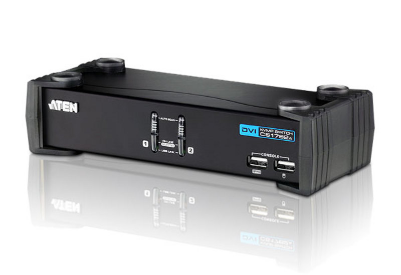 ATEN CS1762A-AT-E KVM switch Black
