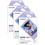 Fujifilm Instax Mini Instant Photo Film - Soft Lavender - Pack of 30