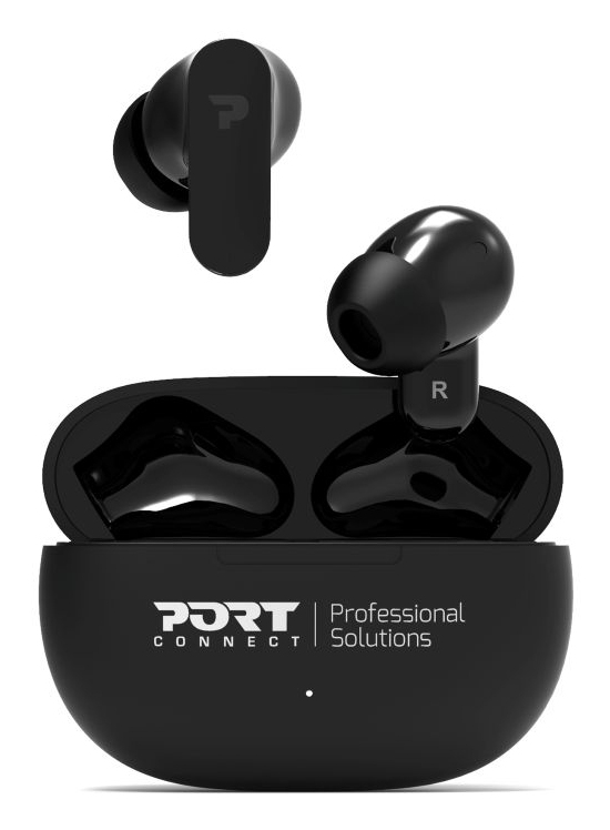 Port Designs Black Port Connect 912007 Headphones/Headset Wireless In-Ear Ca