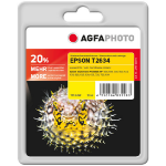 AgfaPhoto APET263YD inktcartridge 1 stuk(s) Geel