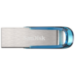 SanDisk Ultra Flair USB flash drive 64 GB USB Type-A 3.2 Gen 1 (3.1 Gen 1) Blue, Silver