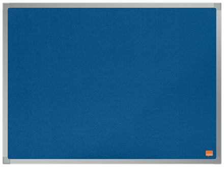 Image of Nobo 1915201 bulletin board Fixed bulletin board Blue Felt