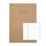 Rhino A4 Exercise Book 80 Page Buff F8M (Pack of 10)