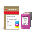 AgfaPhoto Compatible Ink Cartridge, Colour, Replacement for HP No. 62 XL color, C2P07AE, 415 Pages
