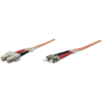 Intellinet ST/SC, 3m InfiniBand/fibre optic cable 118.1" (3 m) Orange