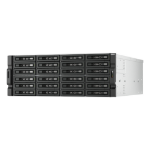 QNAP TL-R2400PES-RP storage drive enclosure HDD/SSD enclosure Black, Grey 2.5/3.5"