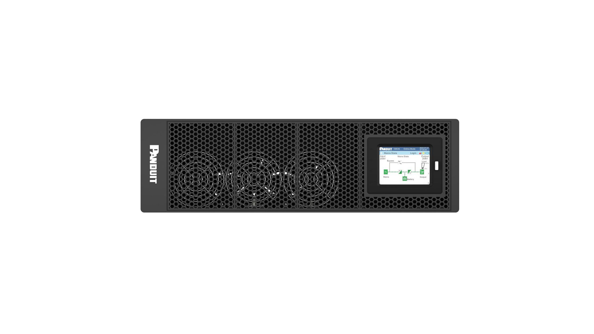 Panduit U10N11V 10kVA / 10kW 208/240V Single-Phase Online Double-Conversion 6U Rackmount/Tower UPS Panduit U10N11V 10kVA / 10kW 208/240V Single-Phase Online Double-Conversion 6U Rackmount/Tower UPS