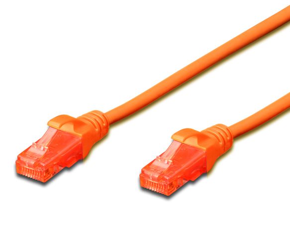 Image of FDL 0.5M CAT.6 UTP PATCH CABLE - ORANGE