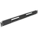 C2G Cat5E 110-type Patch Panel 12-Port 1U