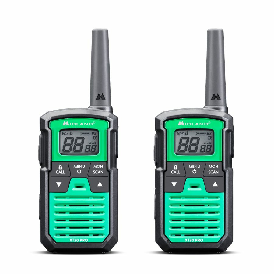 Midland XT30 Pro two-way radio 16 channels 446.00625 â€“ 446.19375 Black, Green
