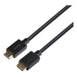 Deltaco HU-20-LSZH HDMI cable 2 m HDMI Type A (Standard) Black