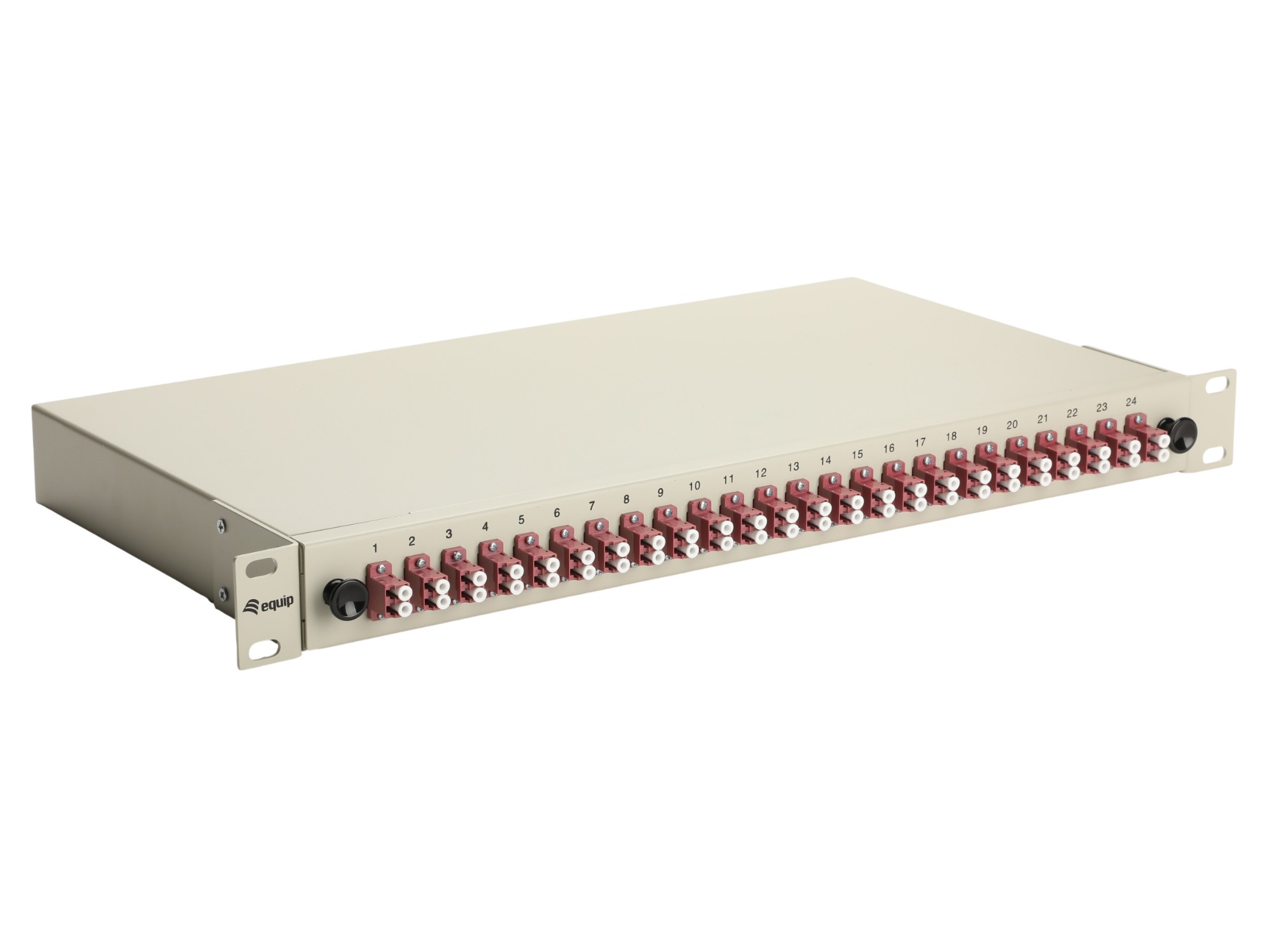 EU Product - LWL-Splei�kasten 24-Port LC-Duplex OM4 1U komplett  gr thumbnail