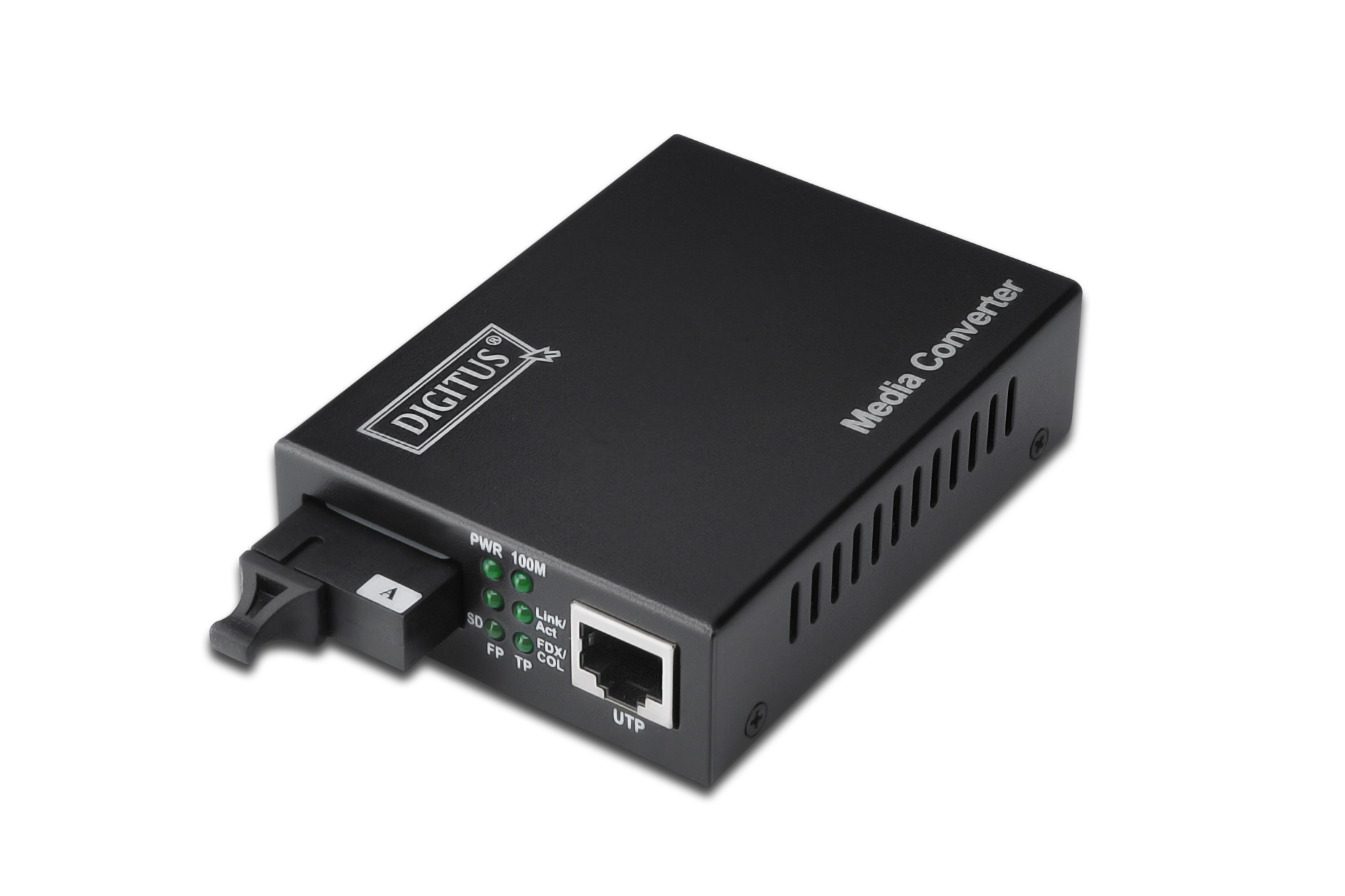 Image of Digitus Bidirectional Gigabit Media Converter, RJ45 / SC