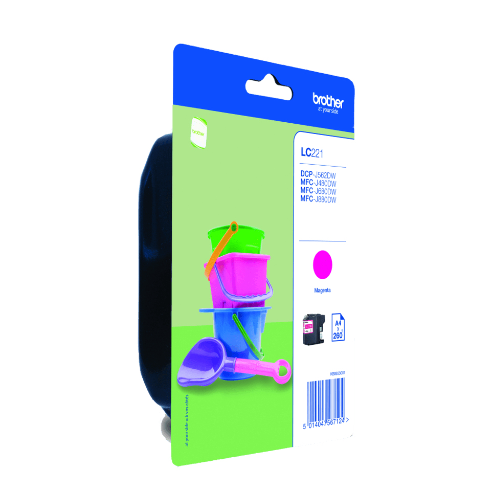Brother LC221M Inkjet Cartridge Magenta LC221M