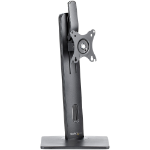 StarTech.com Free Standing Single Monitor Mount - Height Adjustable Monitor Stand - For VESA Mount Displays up to 32" (15lb/7kg) - Ergonomic Monitor Stand for Desk - Tilt/Swivel/Rotate