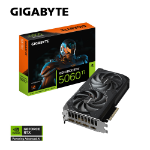Gigabyte GeForce RTX™ 5060 Ti WINDFORCE 8G, 2572 MHz, CUDA TBD, 28 Gbps, GDDR7, 128 bit, PCI-E 5.0, PSU 650W, DisplayPort 2.1b *3 HDMI 2.1b *1