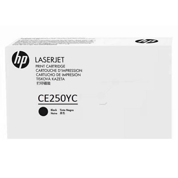 HP CE250YC/504A Toner cartridge black Contract. 10.5K pages ISO/IEC 19