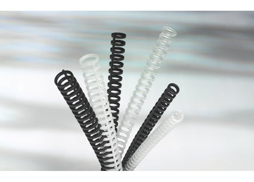 GBC ClickBind Binding Spines 8mm A4 Black (50)