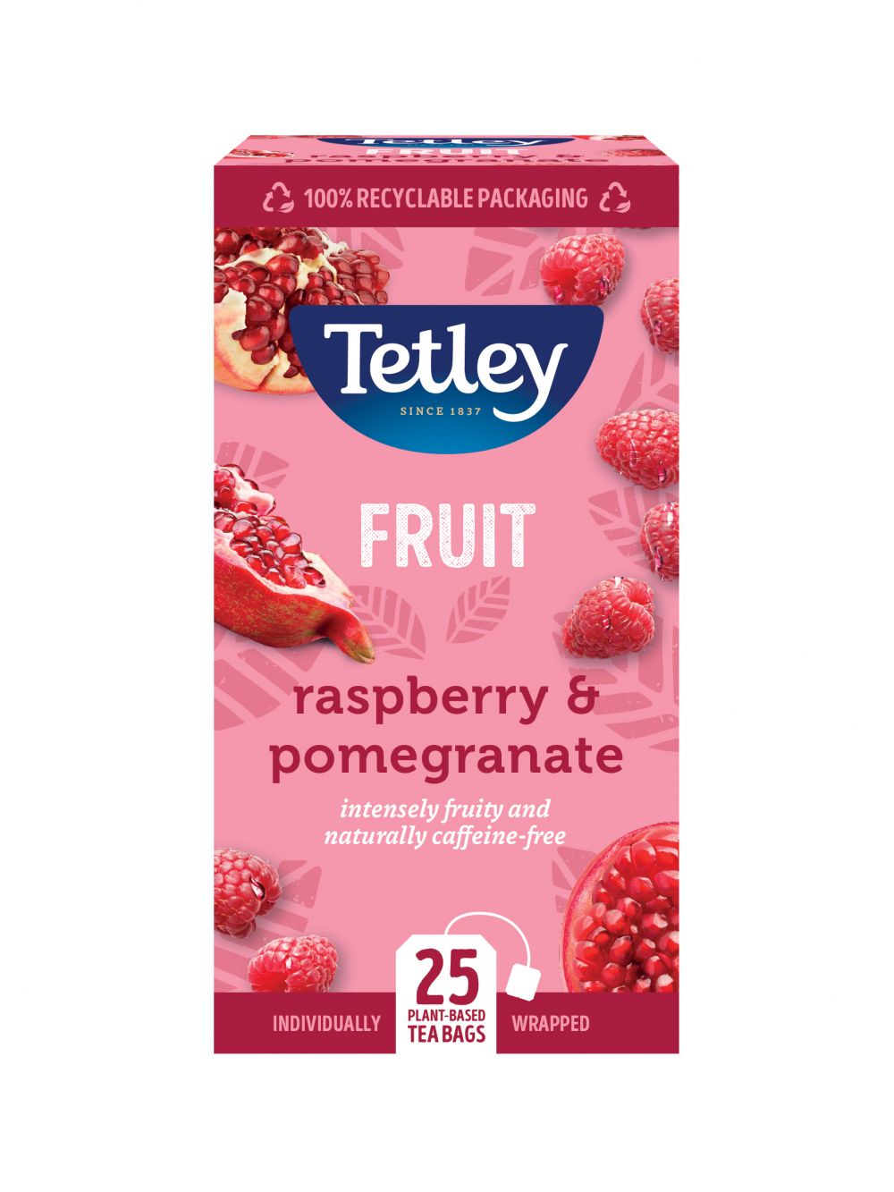 Tetley Raspberry & Pomegranate Tea Bags Pack of 25