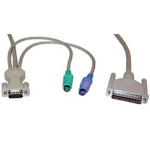 Rose UltraCable KVM cable White 0.3 m