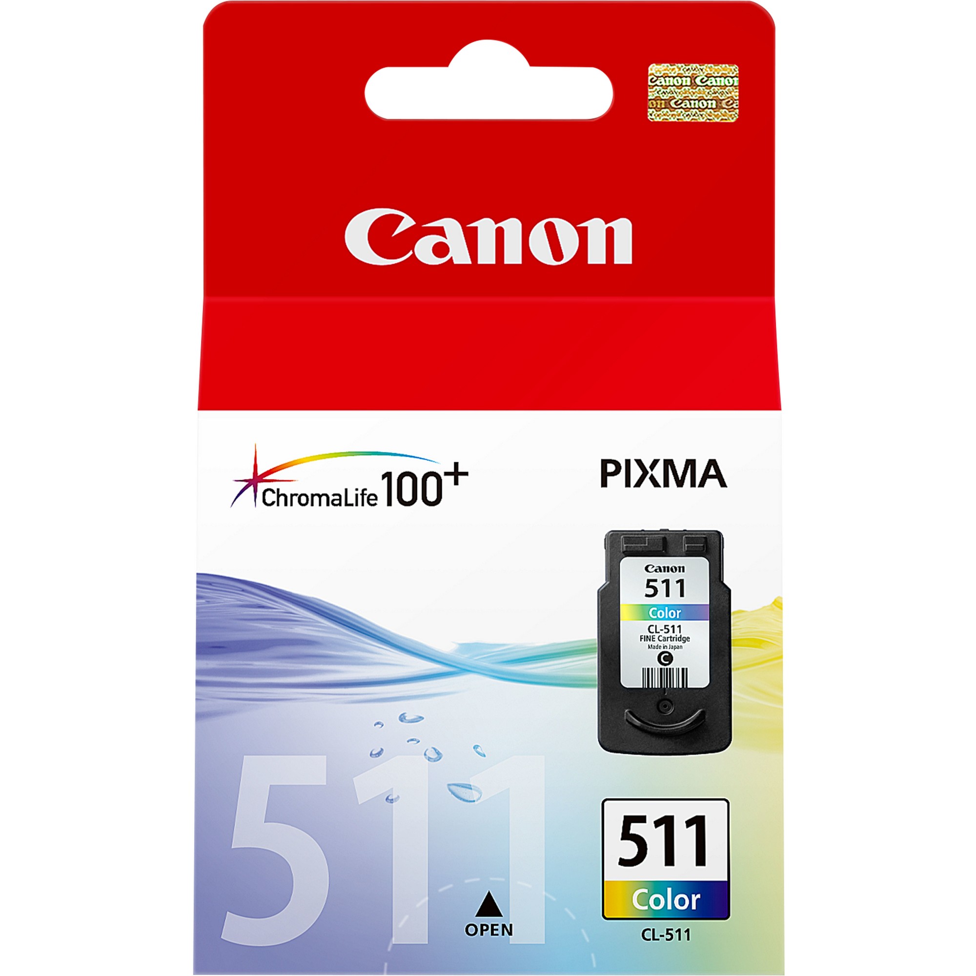 Canon CL-511 Inkjet Cartridge Tri-Colour Cyan/Magenta/Yellow 2972B001