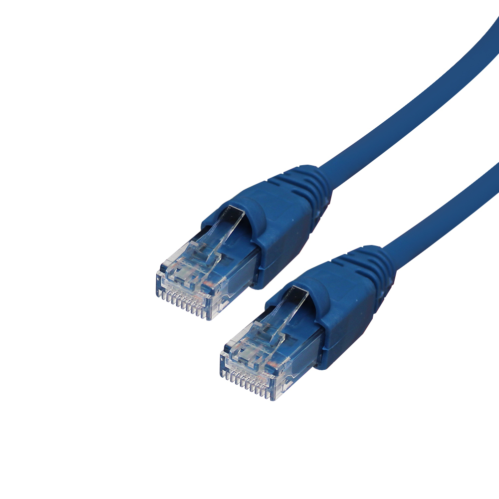 Videk Cat6 Booted UTP RJ45 to RJ45 Patch Cable Blue 5Mtr