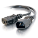 C2G 1.2m 16AWG 250 Volt Computer Power Extension Cord (IEC320 C13- IEC320 C14)