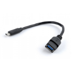 Gembird A-OTG-CMAF3-01 USB cable 0.2 m USB C USB A Black