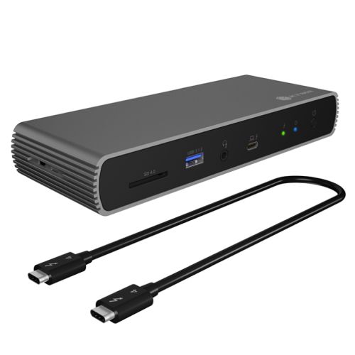 Image of ICY BOX (IB-DK8801-TB4) Thunderbolt 4 Type-C 10-in-1 Docking...