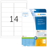 HERMA Address labels Premium A4 99.1x38.1 mm white paper matt 350 pcs.