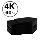 On-Q 4K HDMITM Coupler Keystone Insert, Black