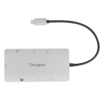 Targus DOCK423TT notebook dock/port replicator Wired USB 3.2 Gen 1 (3.1 Gen 1) Type-C Silver