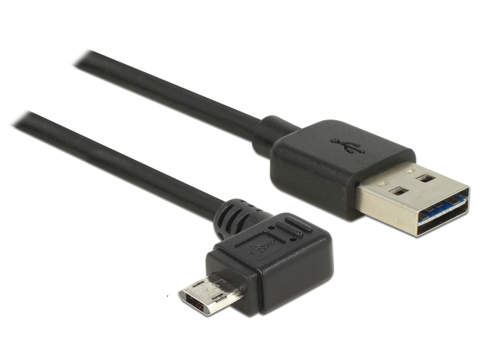 DeLOCK 83846 USB cable 1 m USB 2.0 USB A Micro-USB B Black