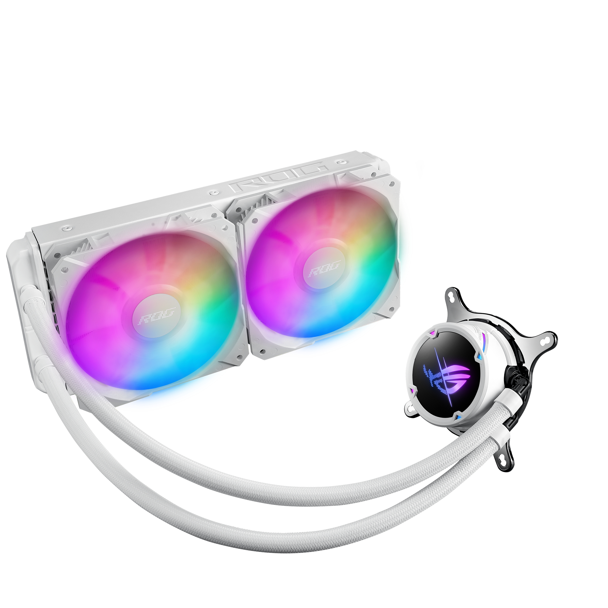 Image of ASUS ROG STRIX LC II 240 ARGB White Edition Processor All-in-one...