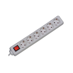 BACHMANN 381.244S - 6 AC outlet(s) - White - plastic - 3600 W - 460 g - 41 x 370 x 56 mm