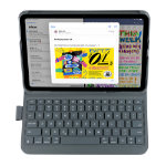 DEQSTER Slim PRO Keyboard for iPad 10.9" (10th Gen.), iPad Air 11" (4th/5th Gen.) and iPad Pro 11", QWERTY Layout