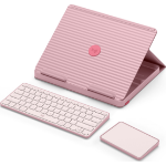 Logitech Casa Pop-Up Desk Pink Bluetooth QWERTY English
