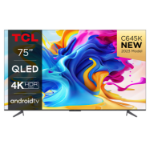 TCL C64 Series 75C645K TV 190.5 cm (75") 4K Ultra HD Smart TV Wi-Fi Titanium