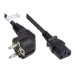 Alcasa P0130-S050 power cable Black 5 m CEE7/7 IEC C13
