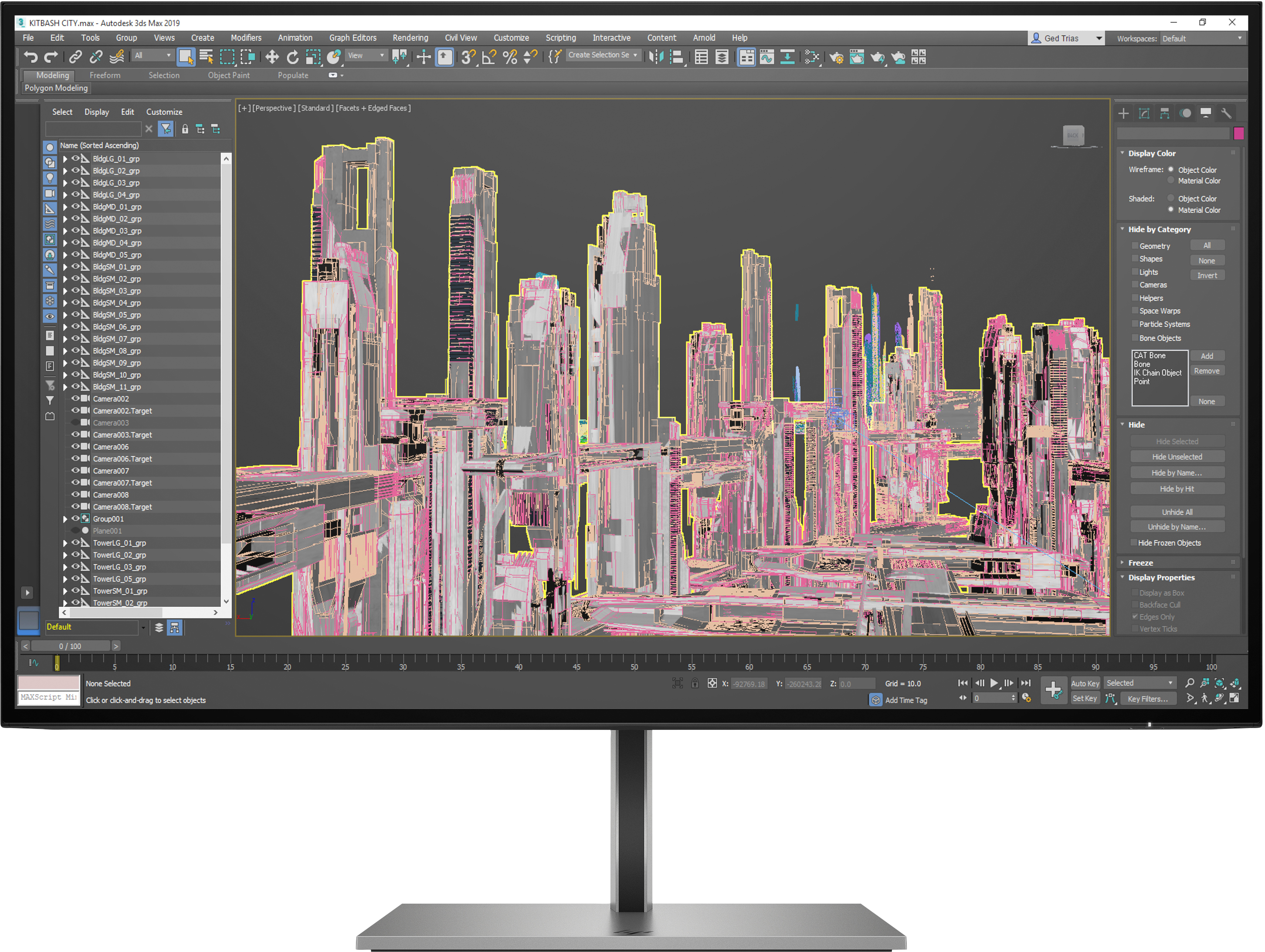 HP Z27u G3 computer monitor 68.6 cm (27") 2560 x 1440 pixels 2K...