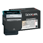 Lexmark C544X2KG Toner black extra High-Capacity, 6K pages ISO/IEC 19798 for Lexmark C 544
