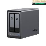 Ugreen NASync DXP2800 NAS System 2-Bay Compact Intel® N N100 8 GB DDR5 0 TB UGOS Pro Black