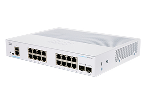 Image of Cisco CBS350-16T-2G-EU network switch Managed L2/L3 Gigabit...