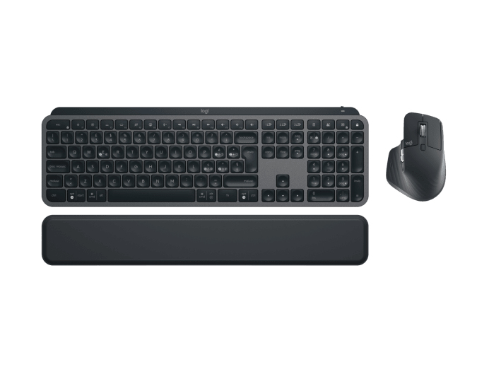 Logitech MX Keys S Combo keyboard Mouse included RF Wireless + Bluetooth QWERTY Italian Graphite